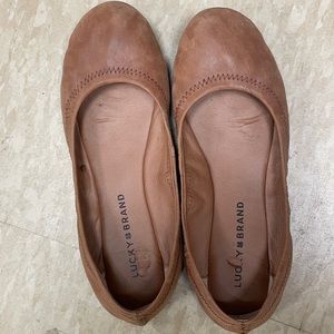 Lucky Brand brown flats size 8